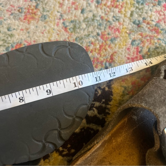 Birkenstock Brown Suede Arizona Soft Footbed Double Strap Buckle Sandals - Picture 6 of 6